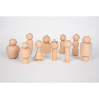 TickiT Wooden Community Figures - Pack of 10