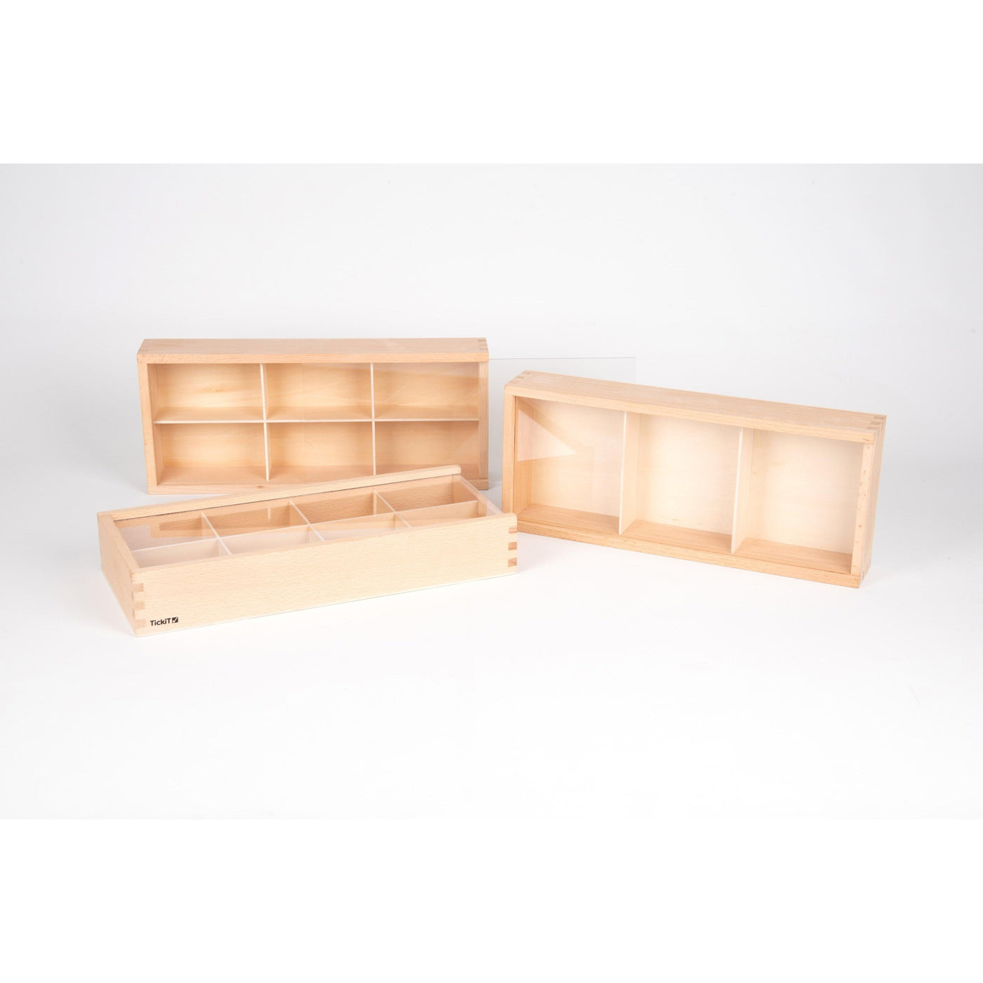 TickiT Wooden Discovery Boxes - Set of 3