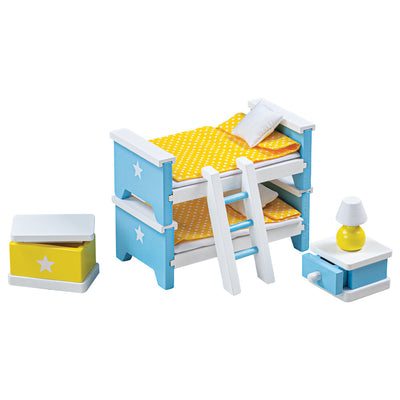 Dolls House Children's Bedroom Furniture Set