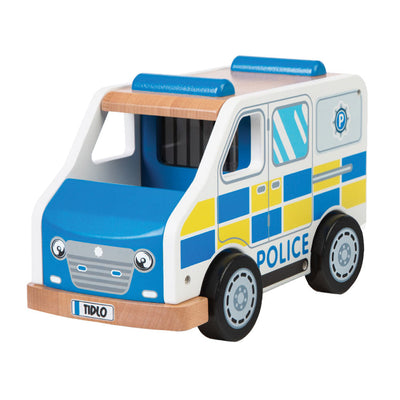 Police Van Wooden Toy