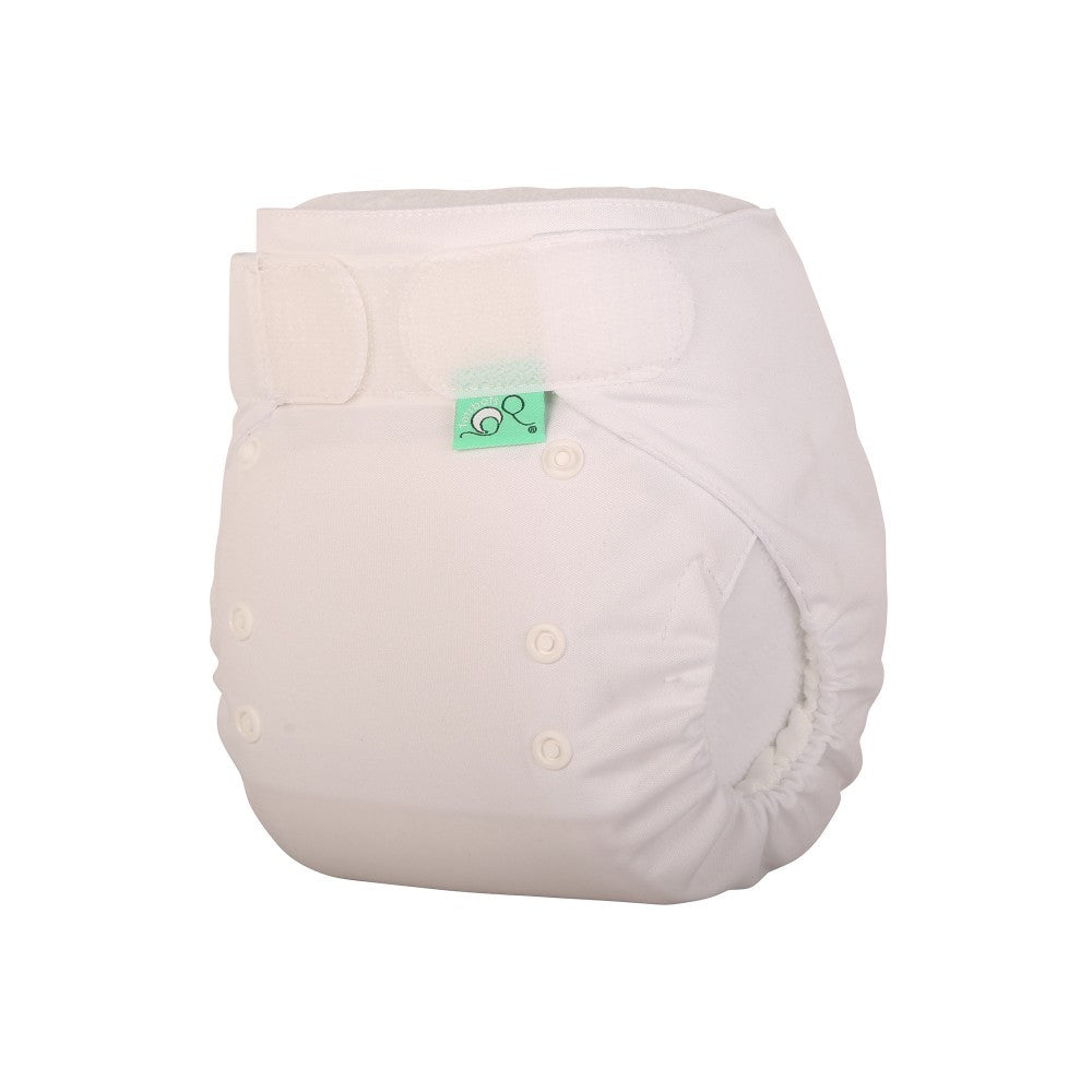 Tots Bots One Size Nappy Easyfit STAR - White