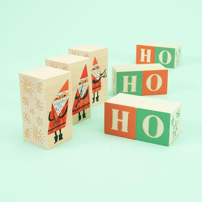Uncle Goose Wooden Blocks - Merry Makers - Christmas Themed Blocks