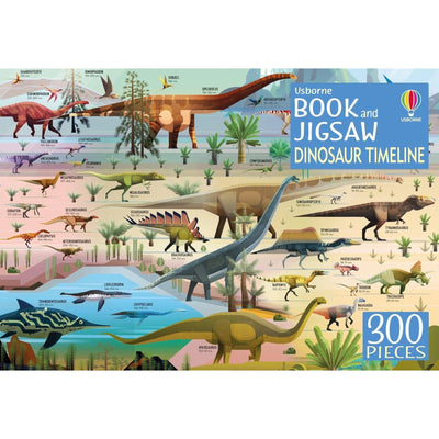Dinosaur Timeline Book And Jigsaw - 300 Pieces