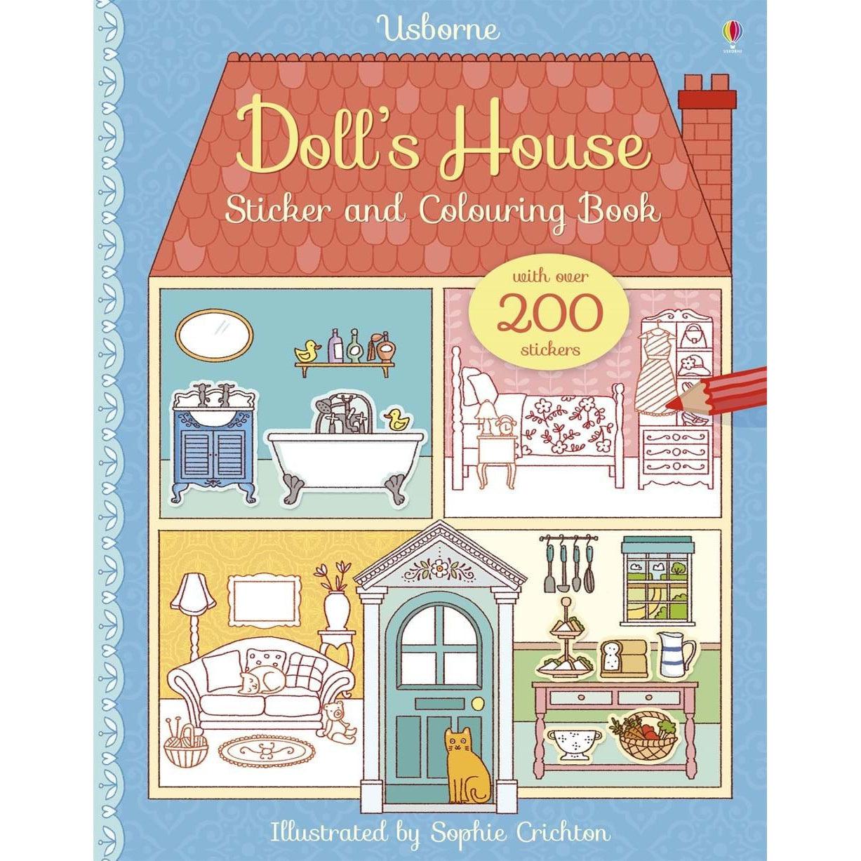 Doll's House Sticker And Colouring Book