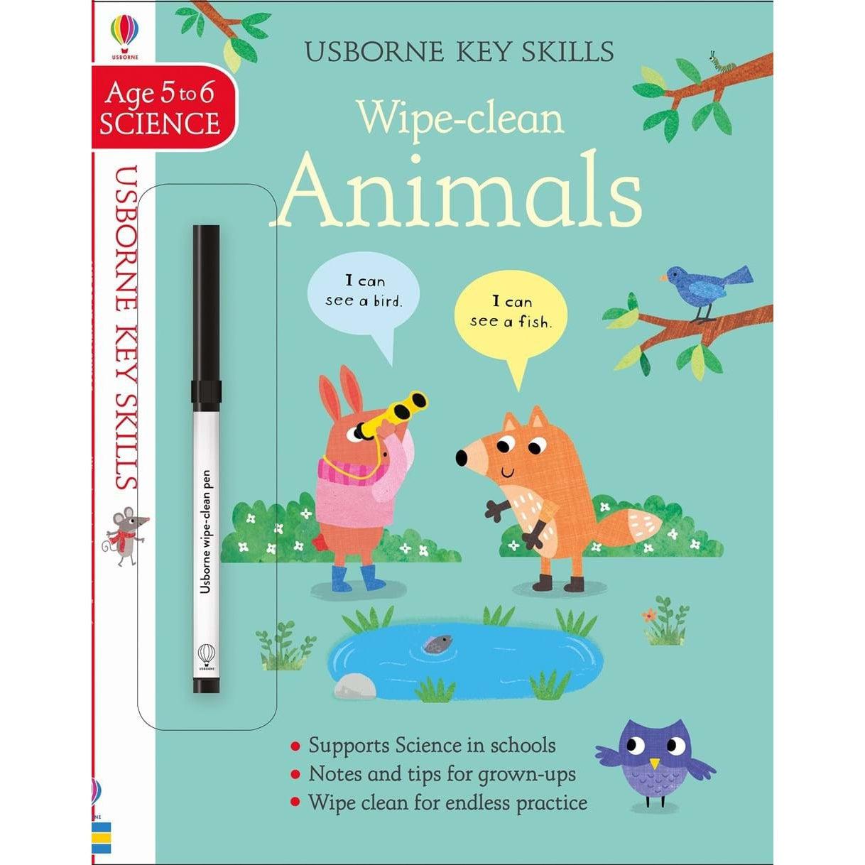 Key Skills Wipe-Clean: Animals 5-6