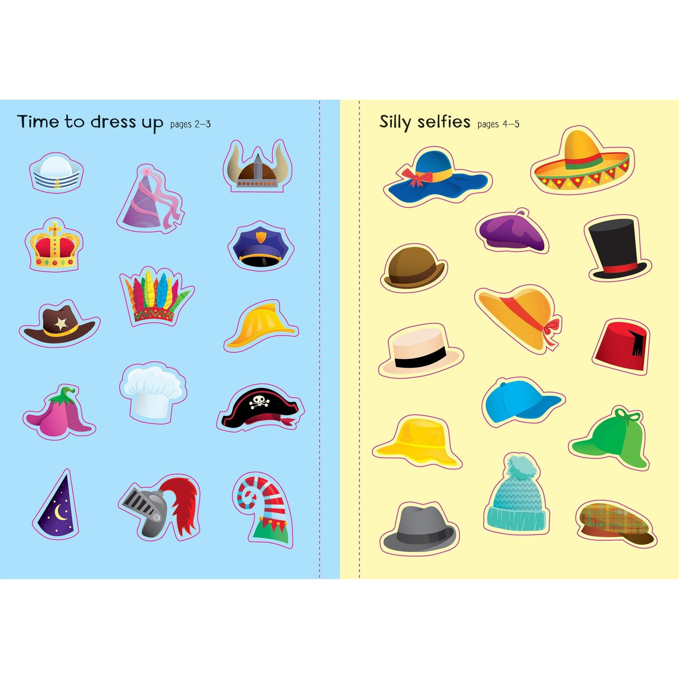 Little First Stickers Funny Hats - Jessica Greenwell & Gareth Lucas