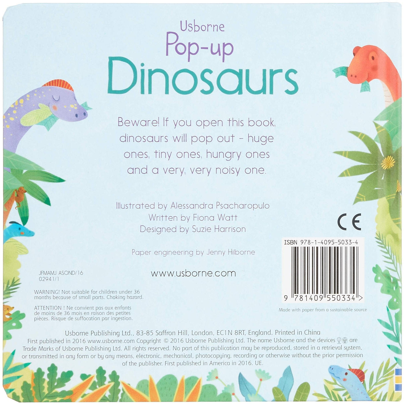 Pop-Up Dinosaurs - Fiona Watt