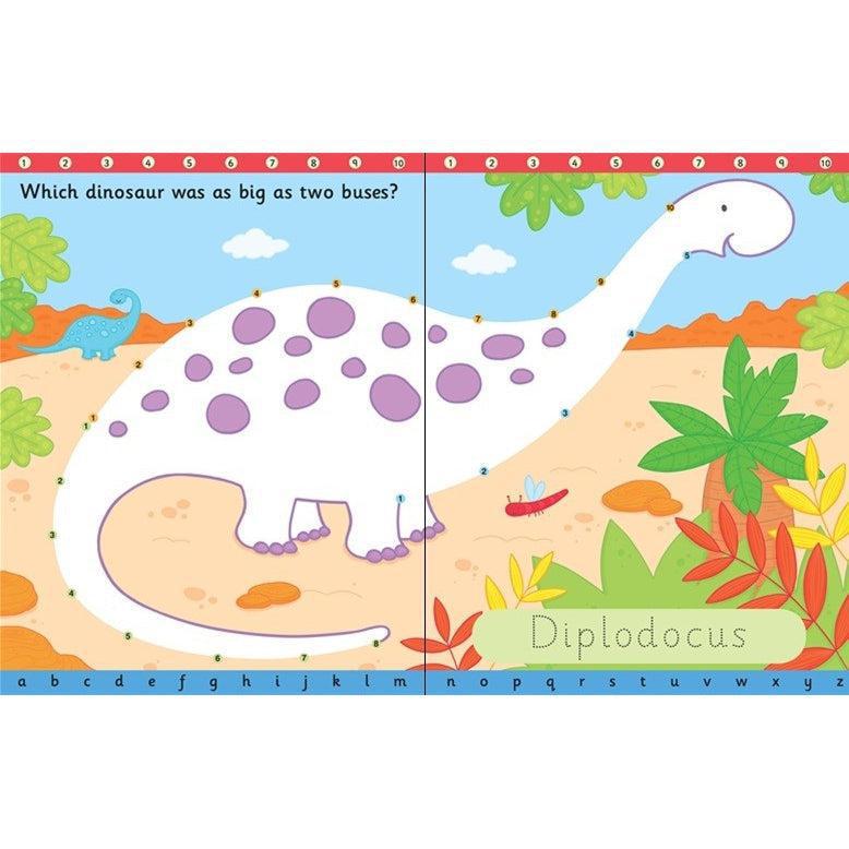 Wipe-Clean Dot-To-Dot Dinosaurs