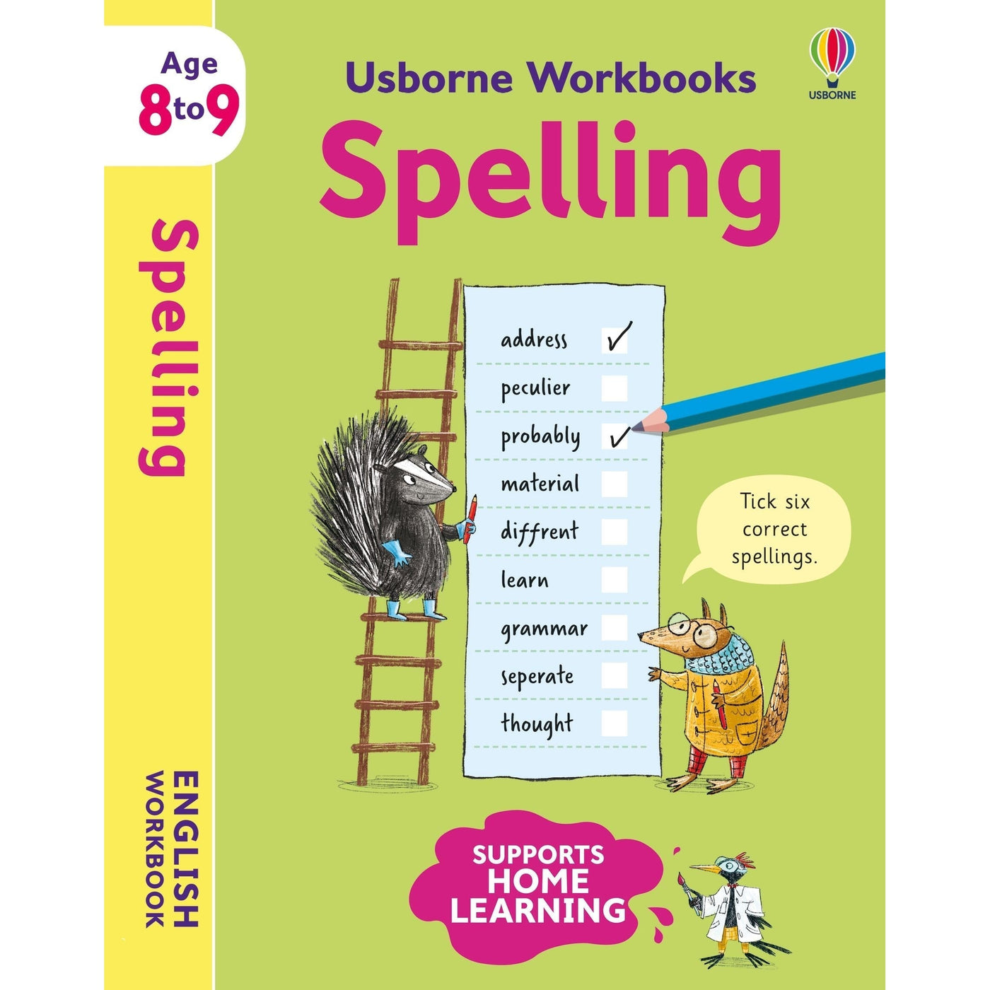 Usborne Workbooks Spelling 8-9 - Jane Bingham & Magda Brol