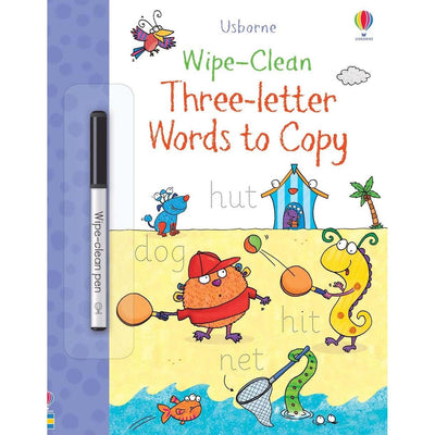Wipe-Clean: Three-Letter Words To Copy