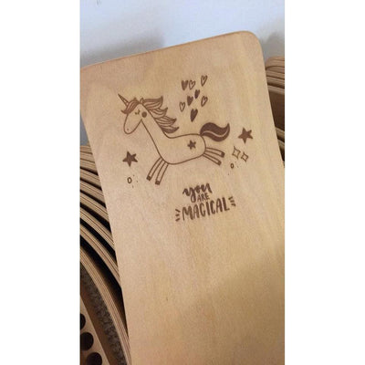 Engraved Rockerboard - Unicorn
