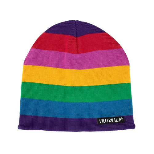 VillerValla Fleece-Lined Hat - Multistripe - Paris (1-2 years)