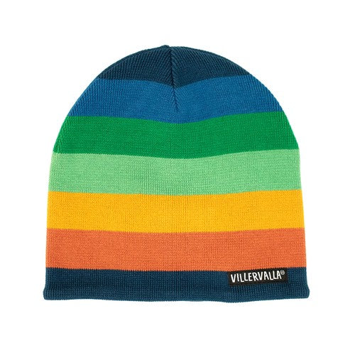 VillerValla Fleece-Lined Hat - Multistripe - Reykjavik (1-2 years)