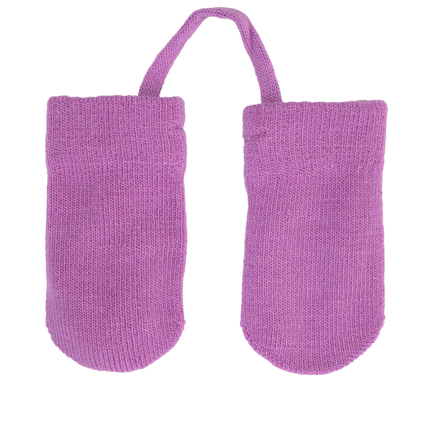 Knitted Baby Gloves - Fuchsia