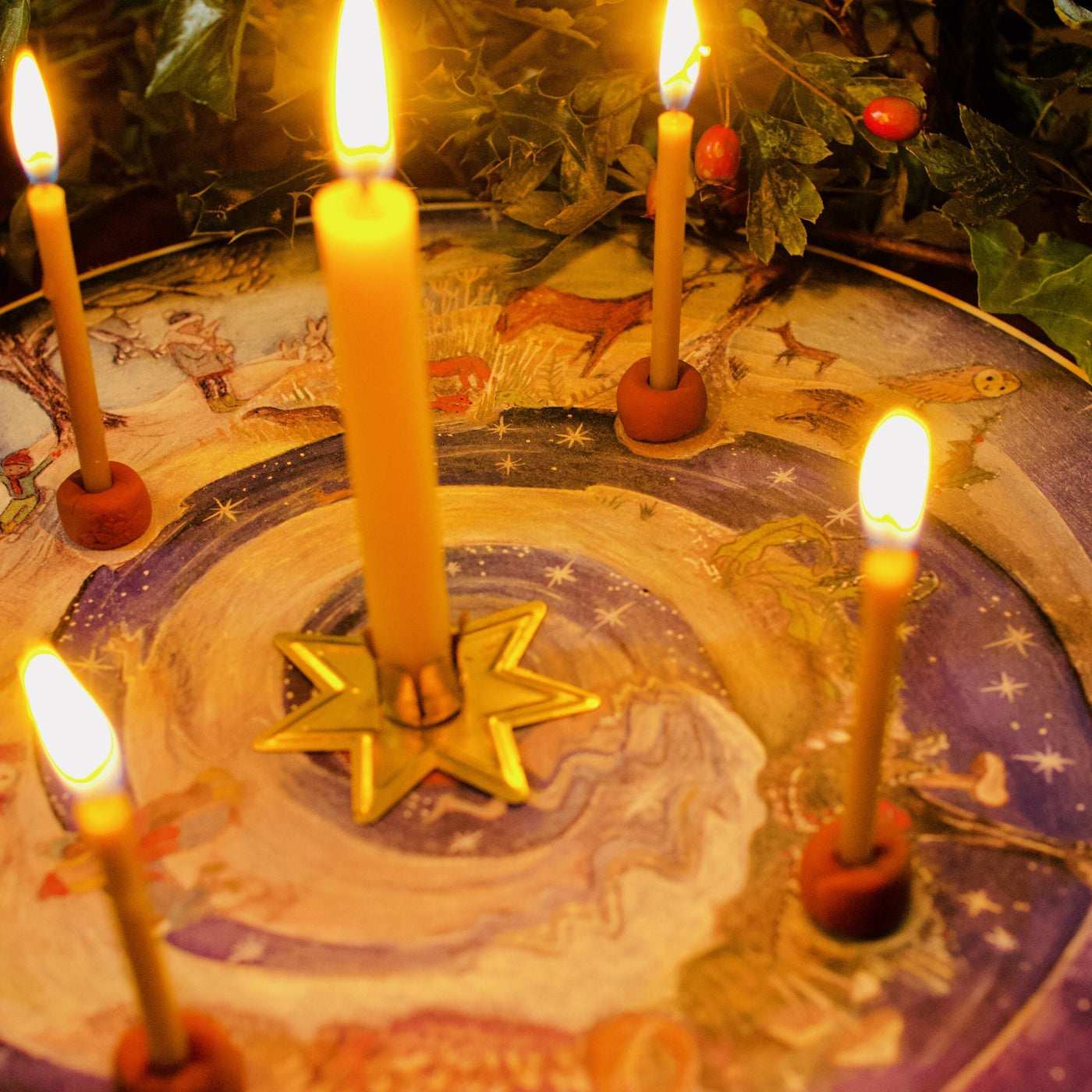 Waldorf Family Winter Wheel - Seasonal Celebration Wheel - Advent