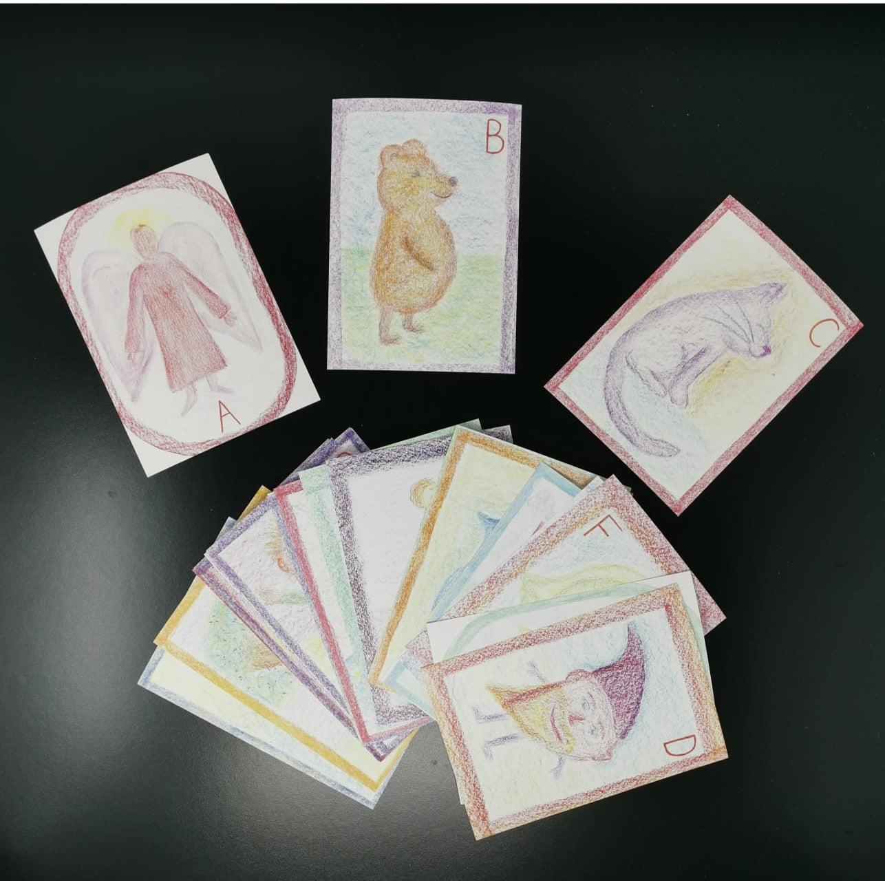 Set of Waldorf Steiner Alphabet Cards