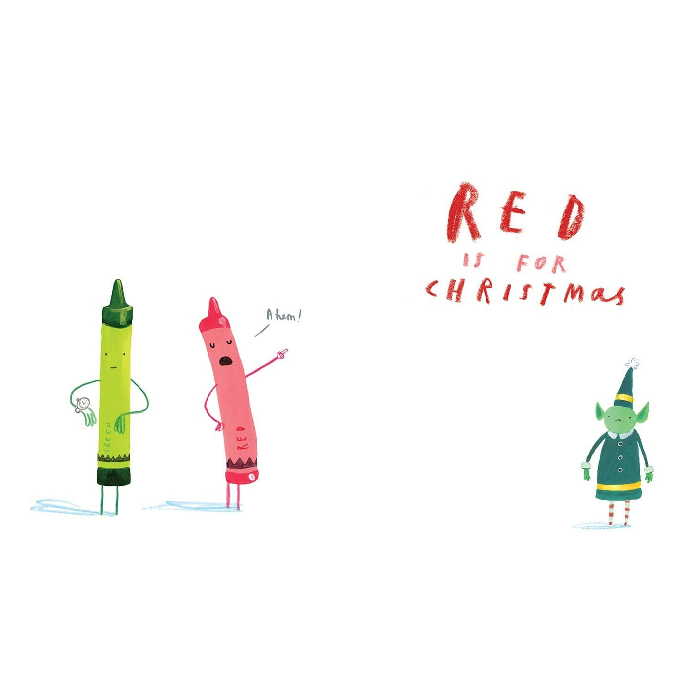 Green Is For Christmas: From The Creators Of The Bestselling The Day The Crayons Quit - Drew Daywalt & Oliver Jeffers