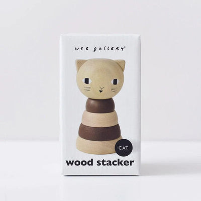 Wooden Stacker - Cat