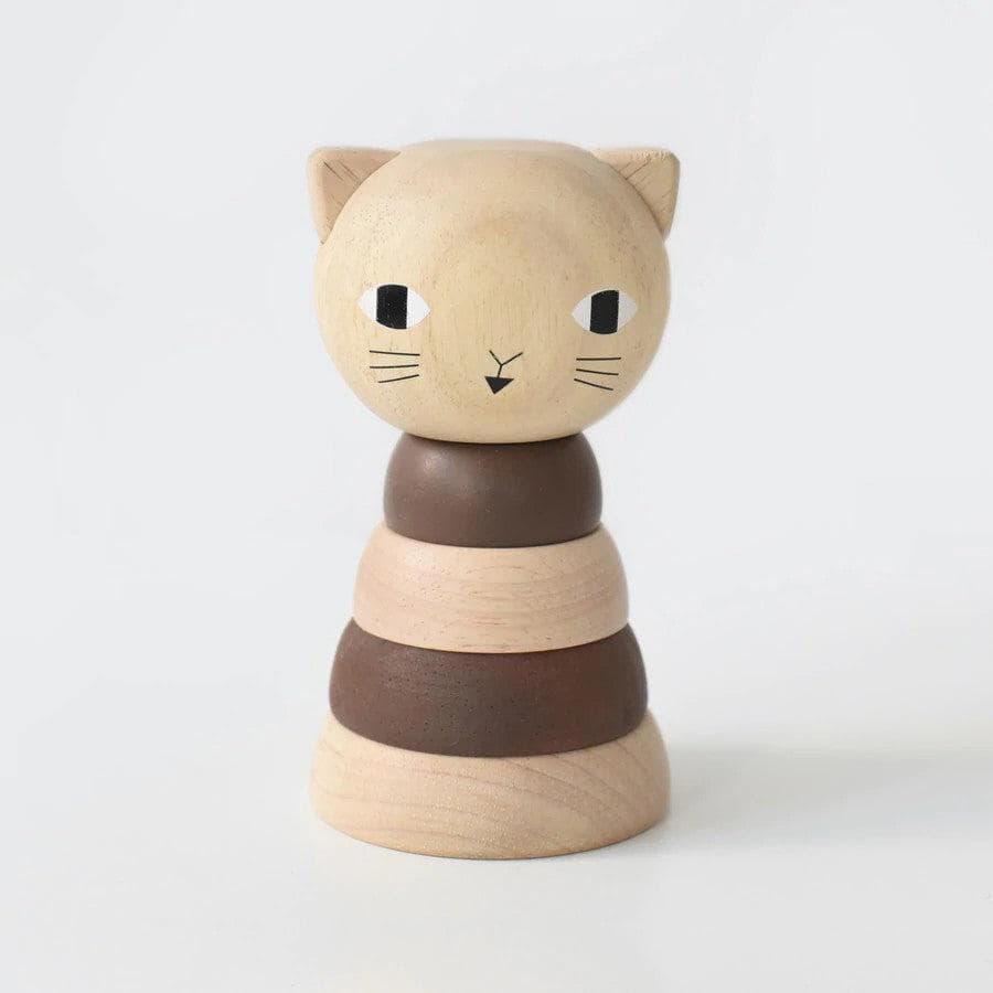 Wooden Stacker - Cat