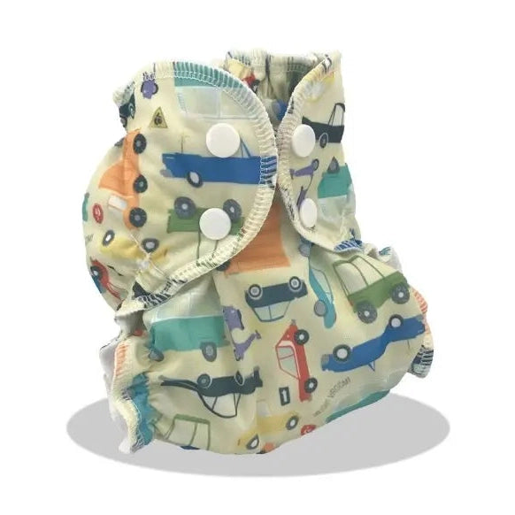 AppleCheeks All-In-One One Size Nappy - Vehicles
