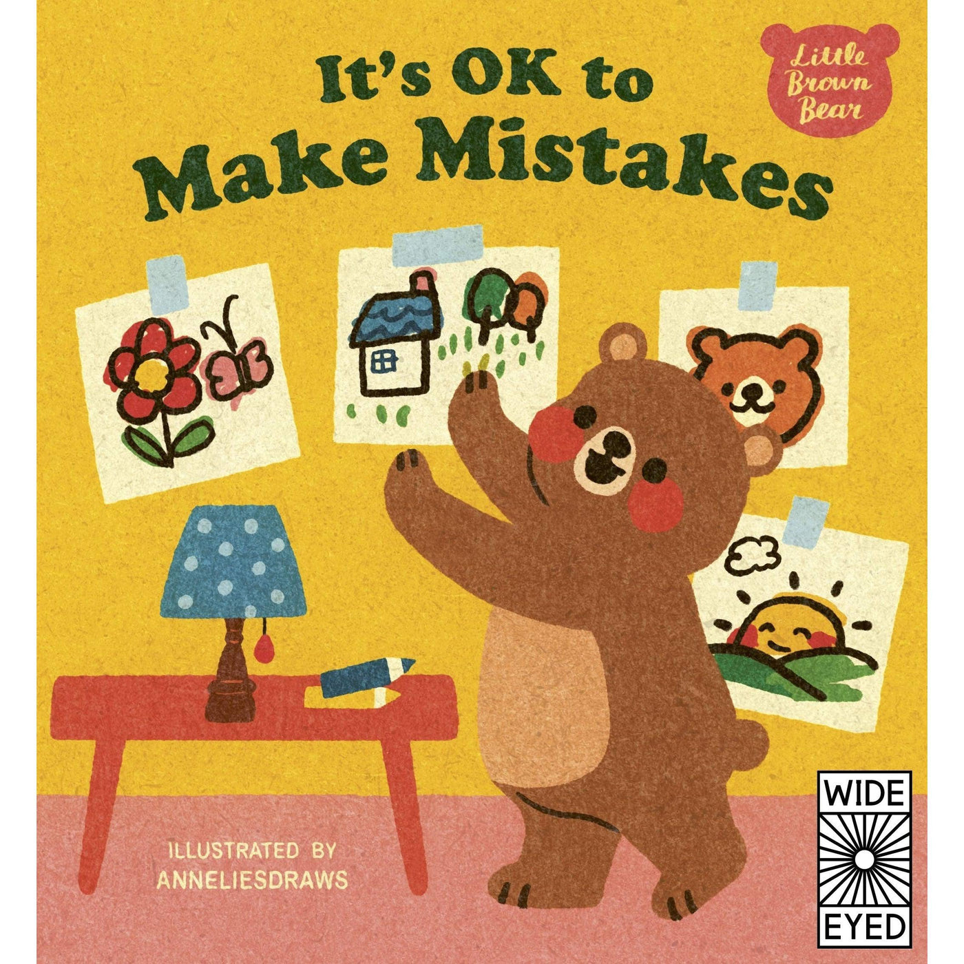 It's Ok To Make Mistakes (Little Brown Bear) - Anneliesdraws