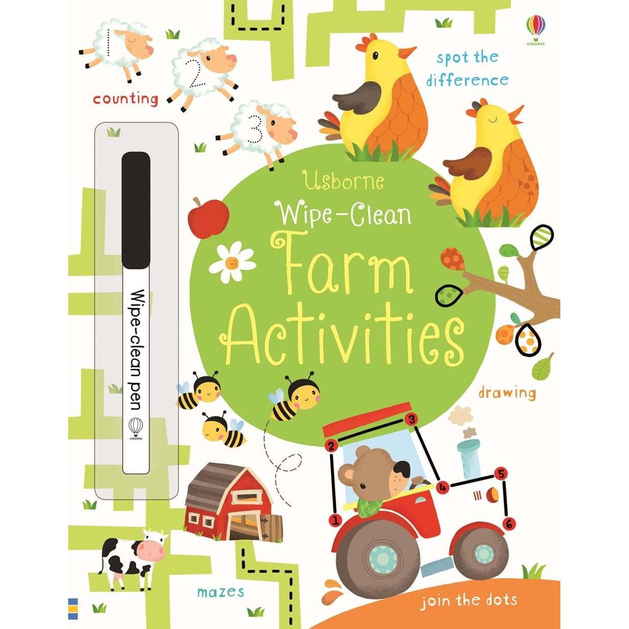 Wipe-Clean: Farm Activities Age 3+