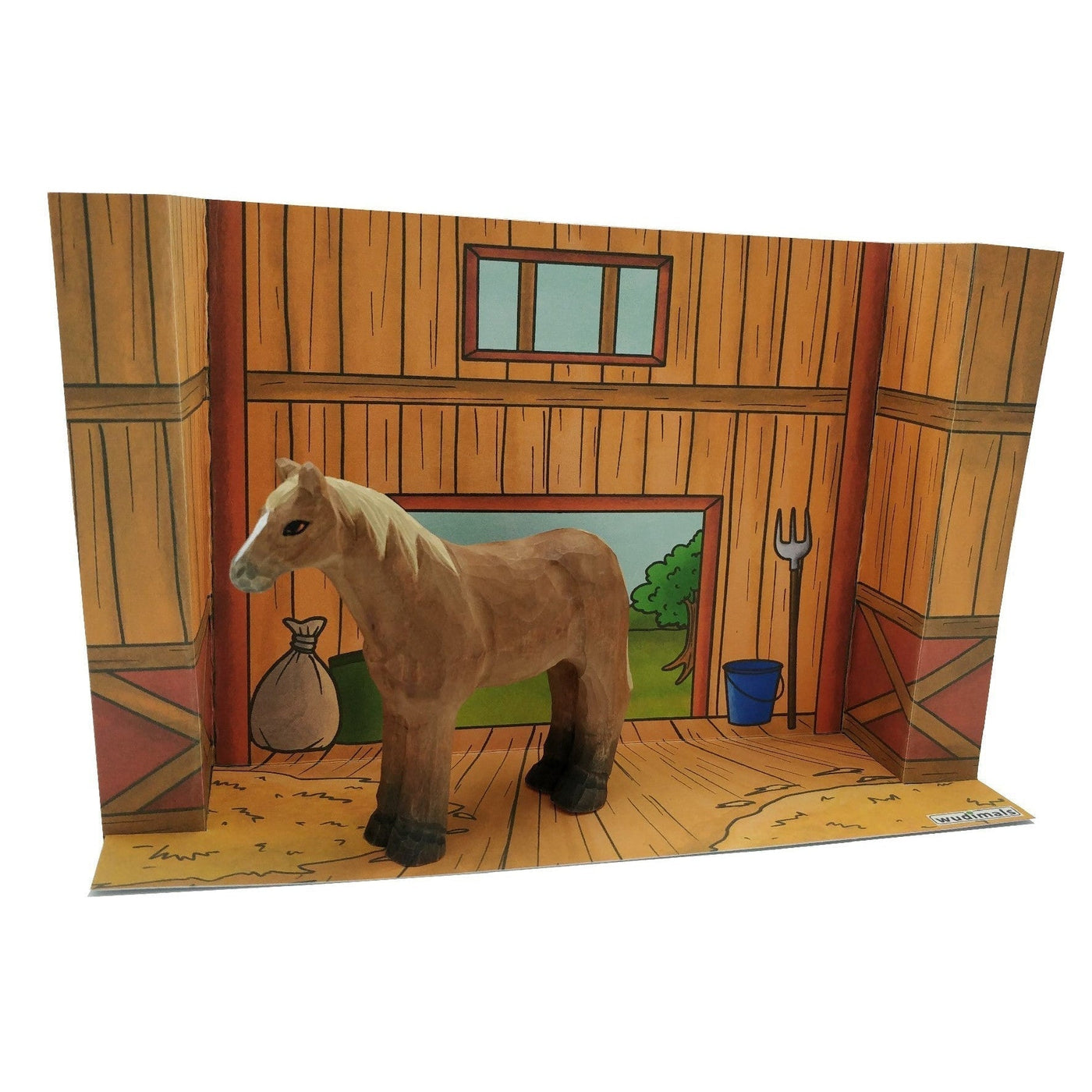 Wudimals® Barn Habitat Diorama (Digital File)