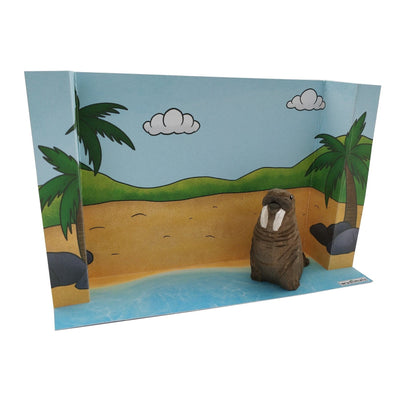 Wudimals® Beachscape Habitat Diorama (Digital File)