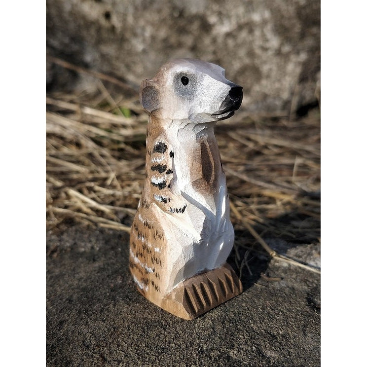 Wudimals® Meerkat Wooden Figure