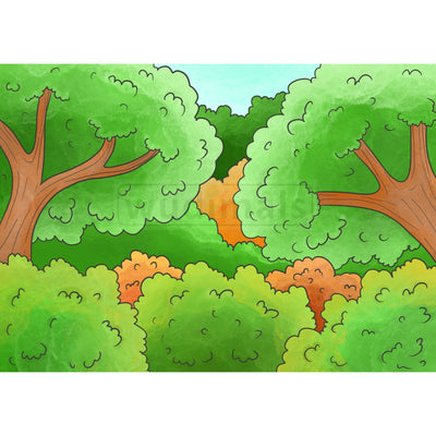 Wudimals® Treetops Habitat Diorama (Digital File)