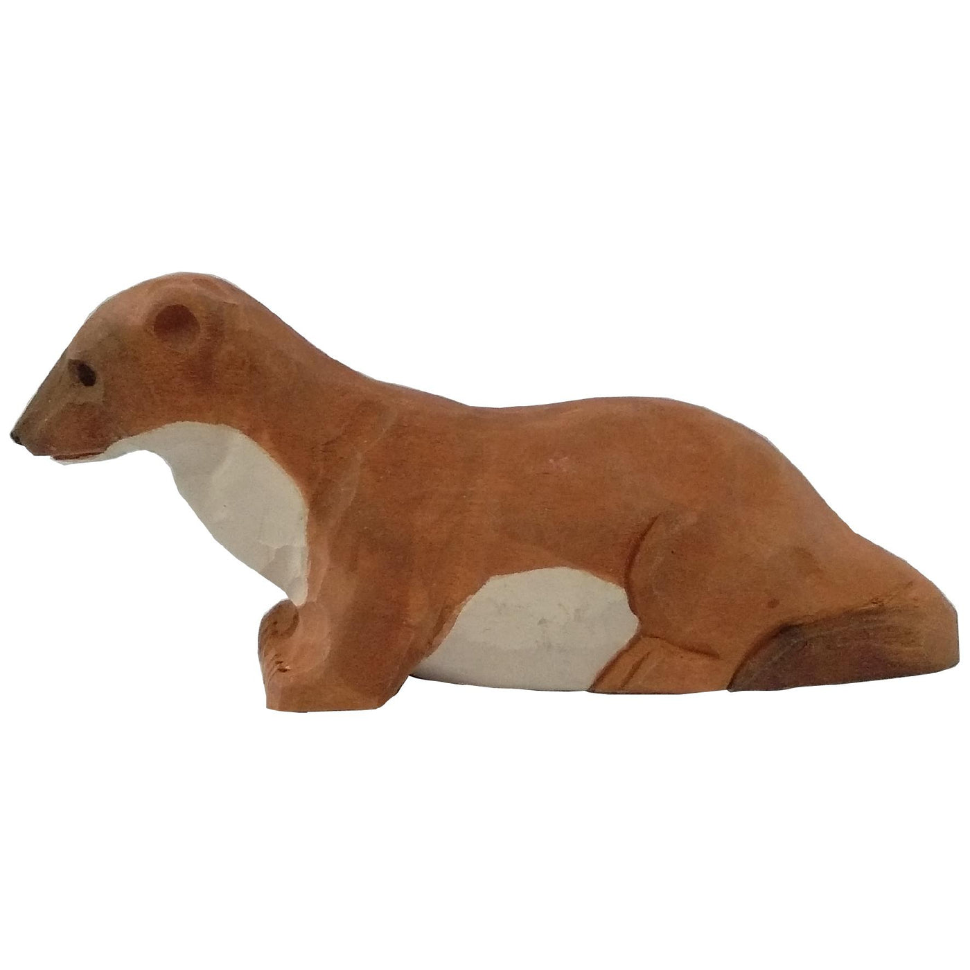 Wudimals® Wooden Stoat Animal Toy