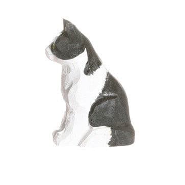 Wudimals® Black & White Cat Wooden Figure