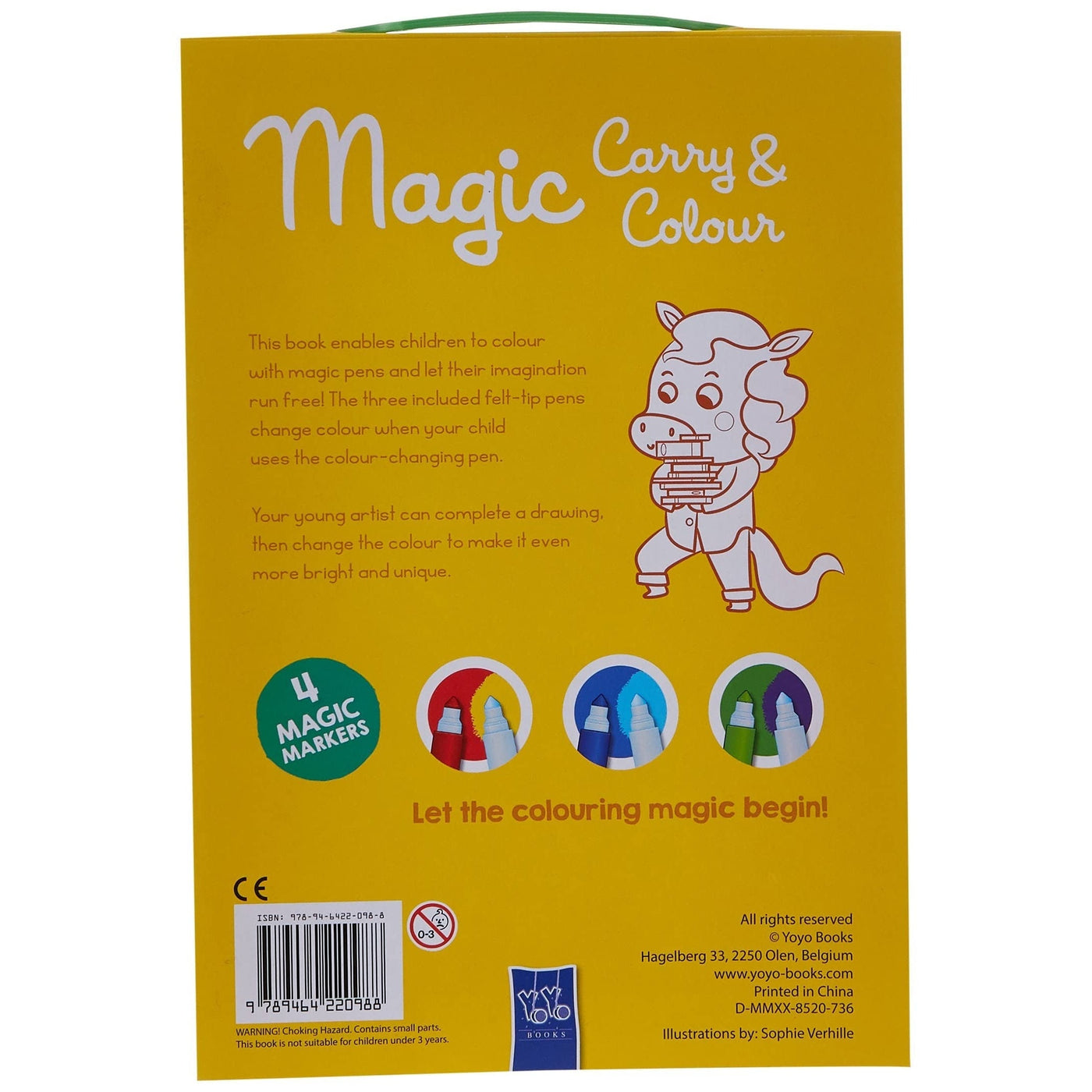 Magic Carry And Colour Book - Yellow Dog