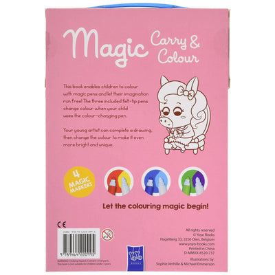 Magic Carry & Colour Book - Pink Cow