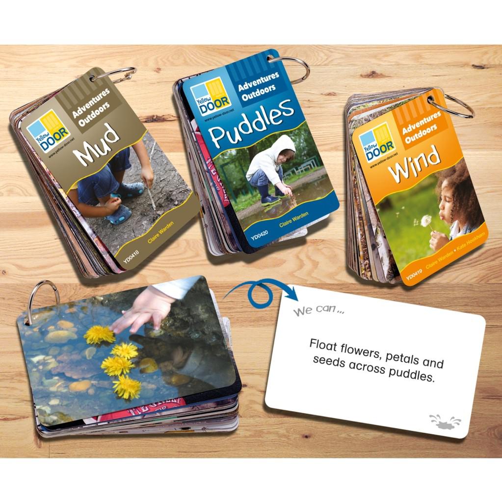 Adventures Outdoors - Puddles Activity Cards - Yellow Door