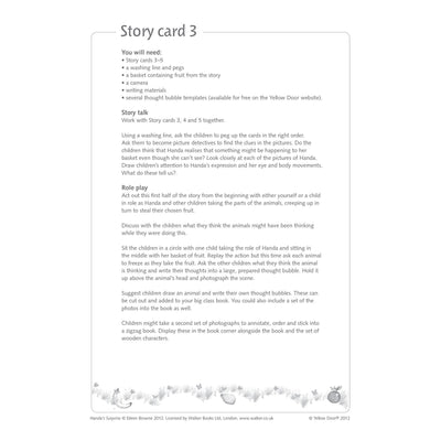 Handa’s Surprise Story Talk Cards - Yellow Door