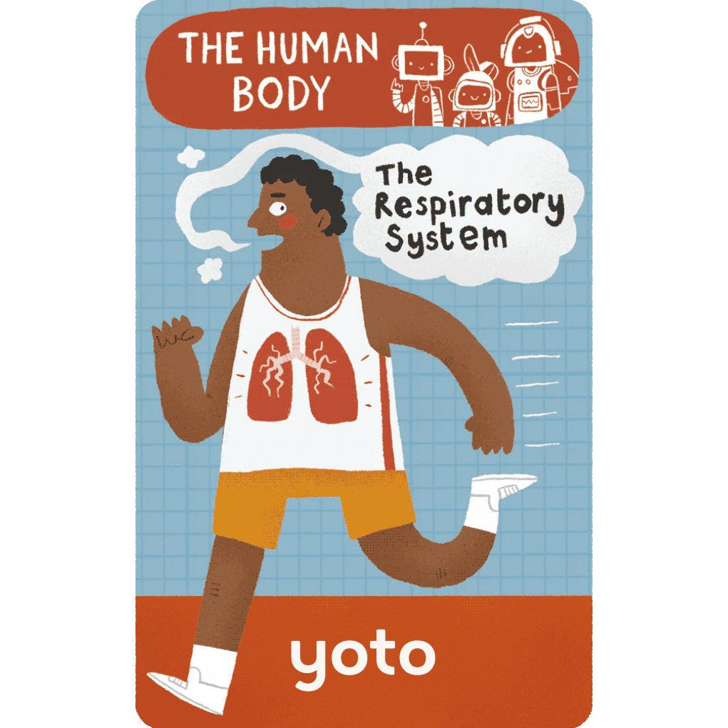 Yoto Card - The Human Body - The Respiratory System - Child Friendly Audio Story Card for the Yoto Player