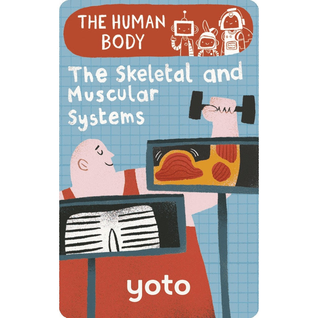 Yoto Card - The Human Body - The Skeletal and Muscular Systems - Child Friendly Audio Story Card for the Yoto Player