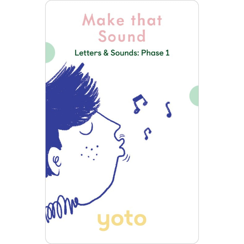 Yoto Cards - Phonics Letters and Sounds - Phase 1