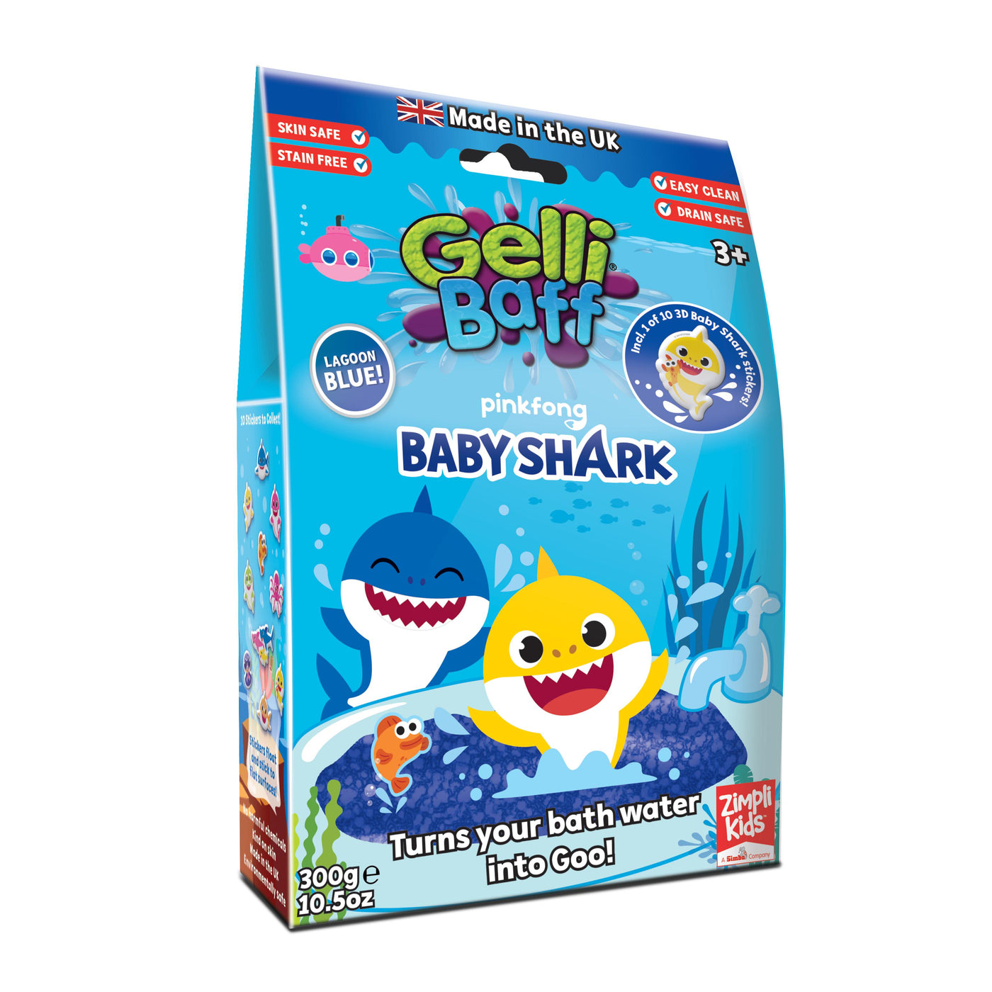 Baby Shark Gelli Baff Mixed Colours - 300g