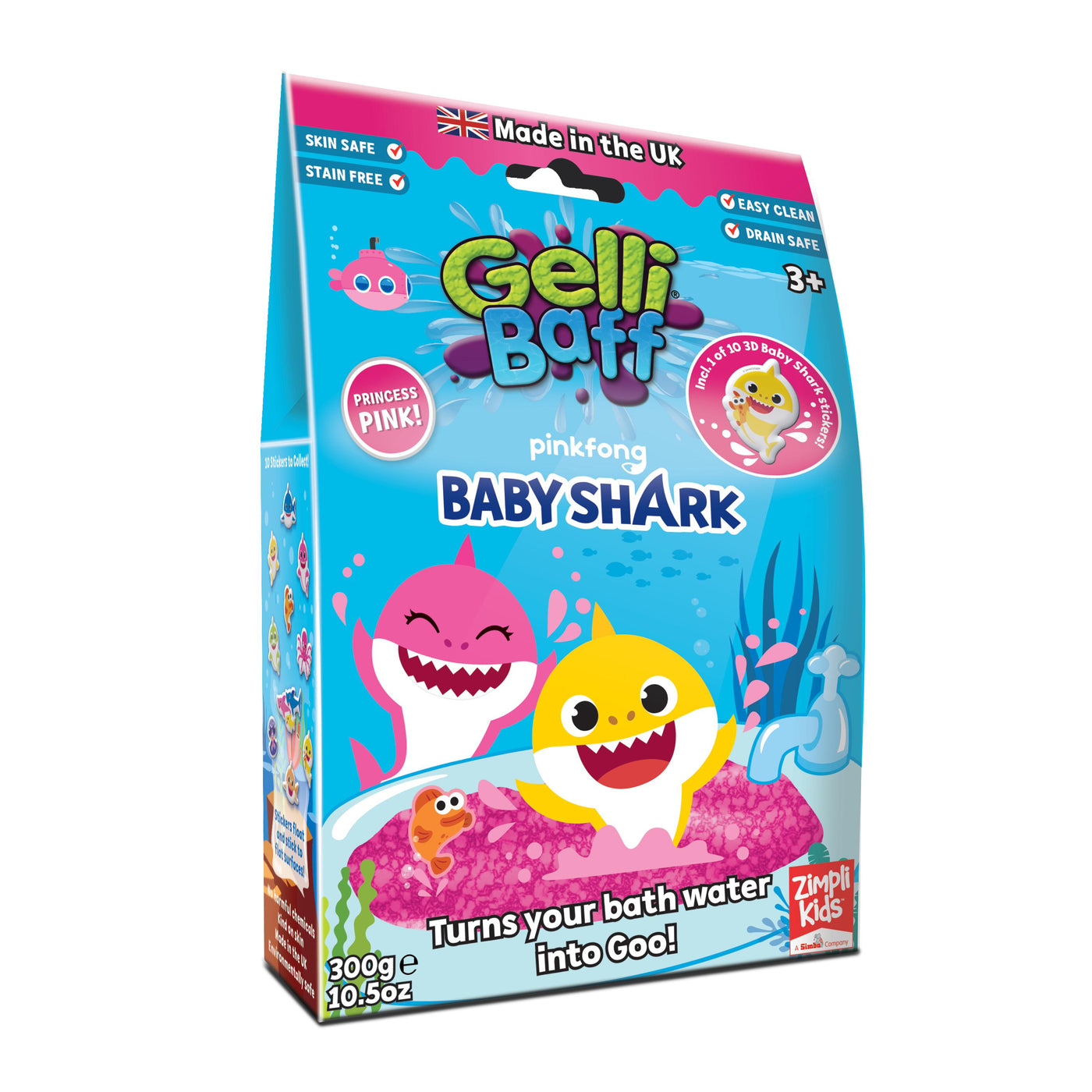 Baby Shark Gelli Baff Mixed Colours - 300g