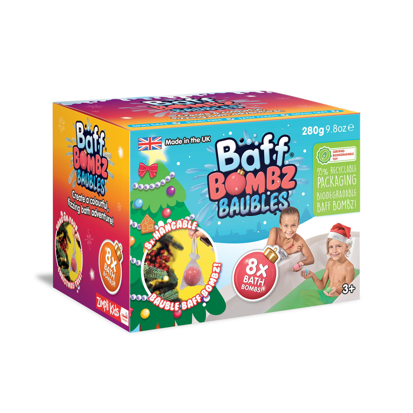Baff Bombz Baubles - 8 x 35G Bath Pack