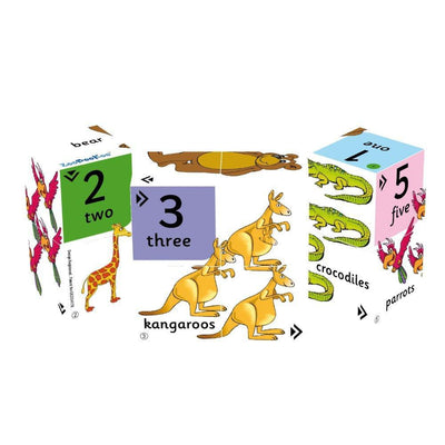 Zoobookoo Numbers Cube Book - Find The Odd One Out