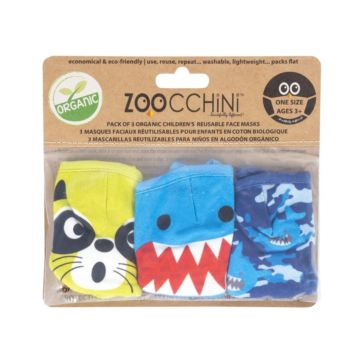 Reusable Face Covering - Pack of 3 - Shark