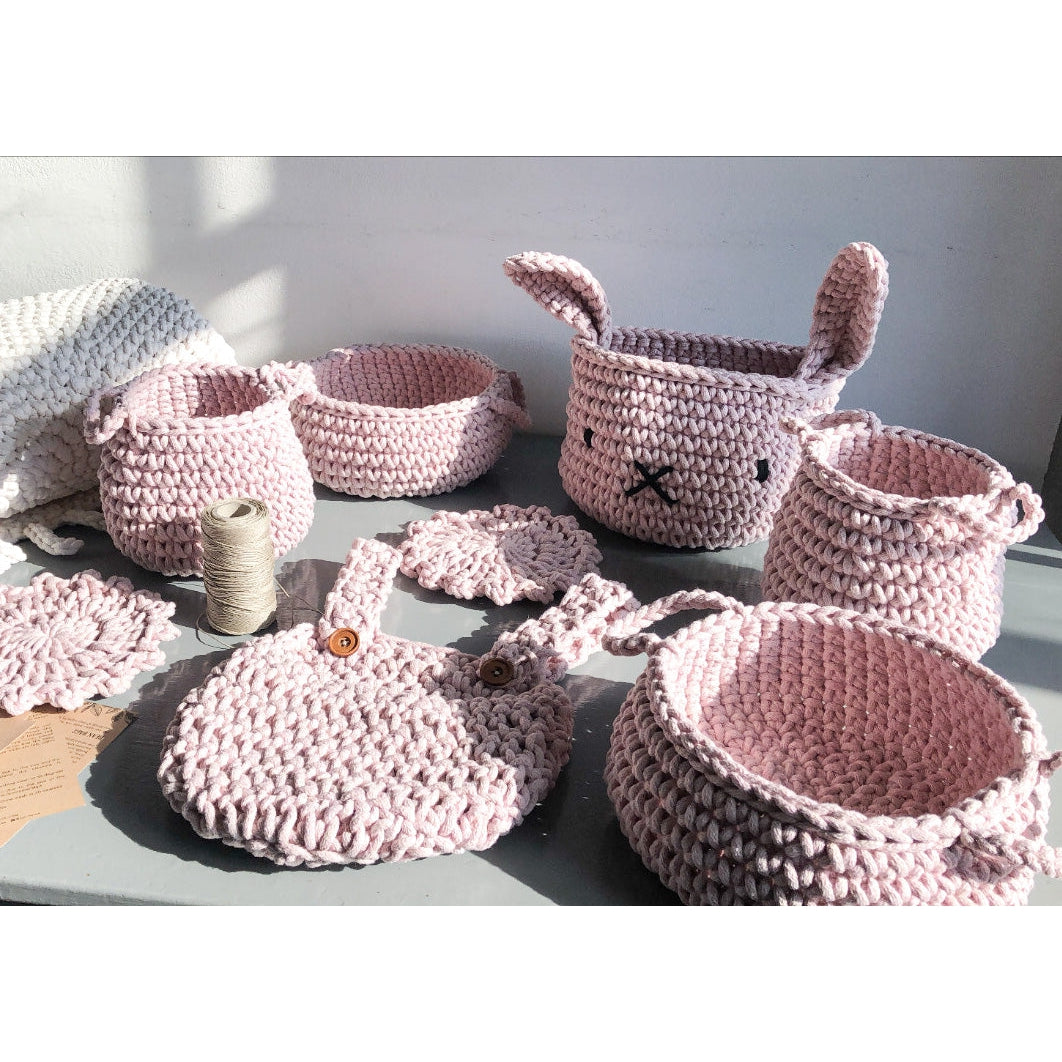 Bunny Basket | Pale Pink