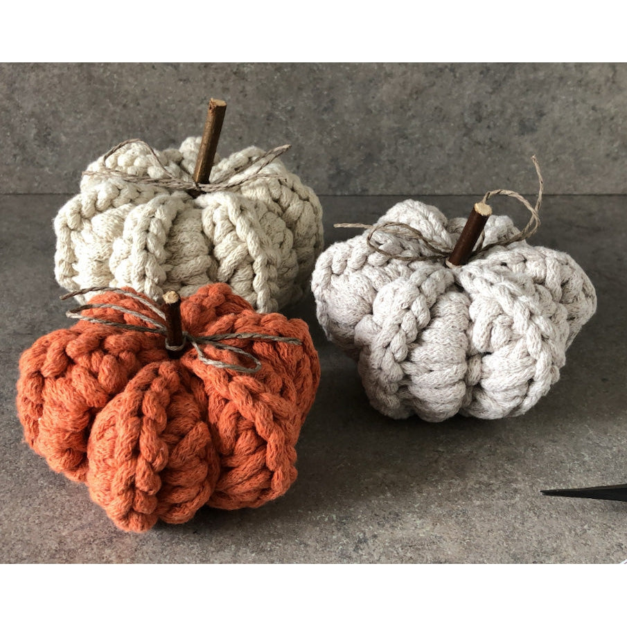 Crochet Pumpkins (Set Of 3)