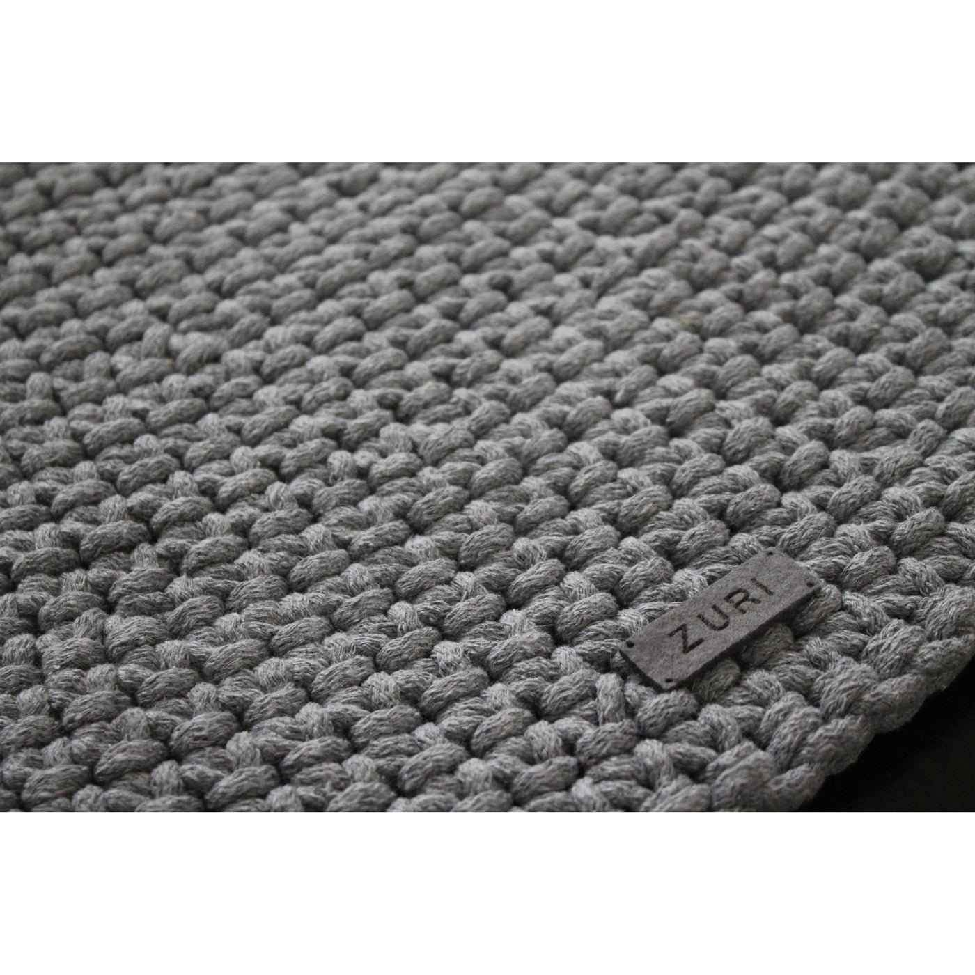 Crochet Rug Moon | Dark Grey