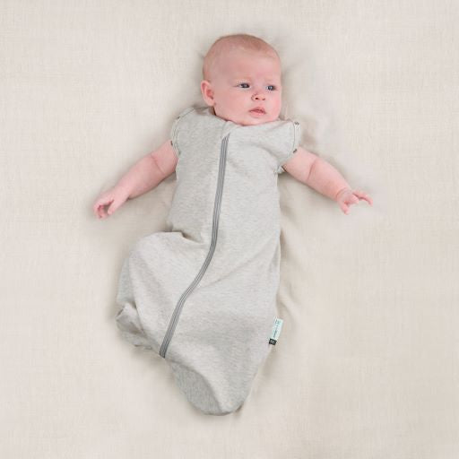 ErgoPouch - Cocoon Swaddle Bag - Grey Marle - 0.2 TOG