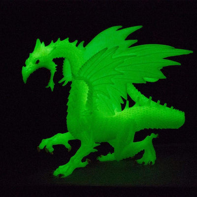 Glow in the Dark Snow Dragon Small World Figure