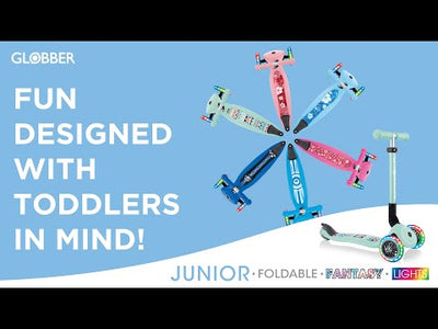 Junior Foldable Fantasy Lights Scooter with 3 Wheels